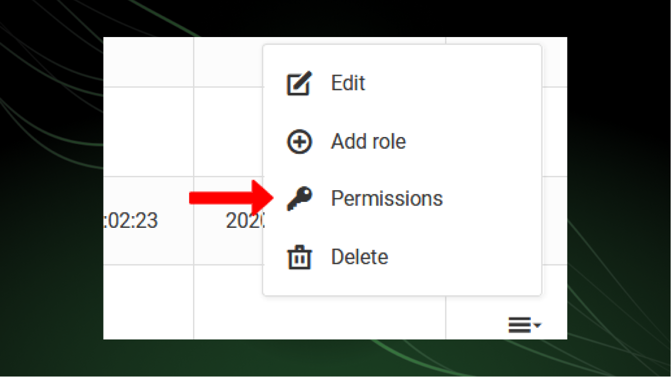 Employee permissions