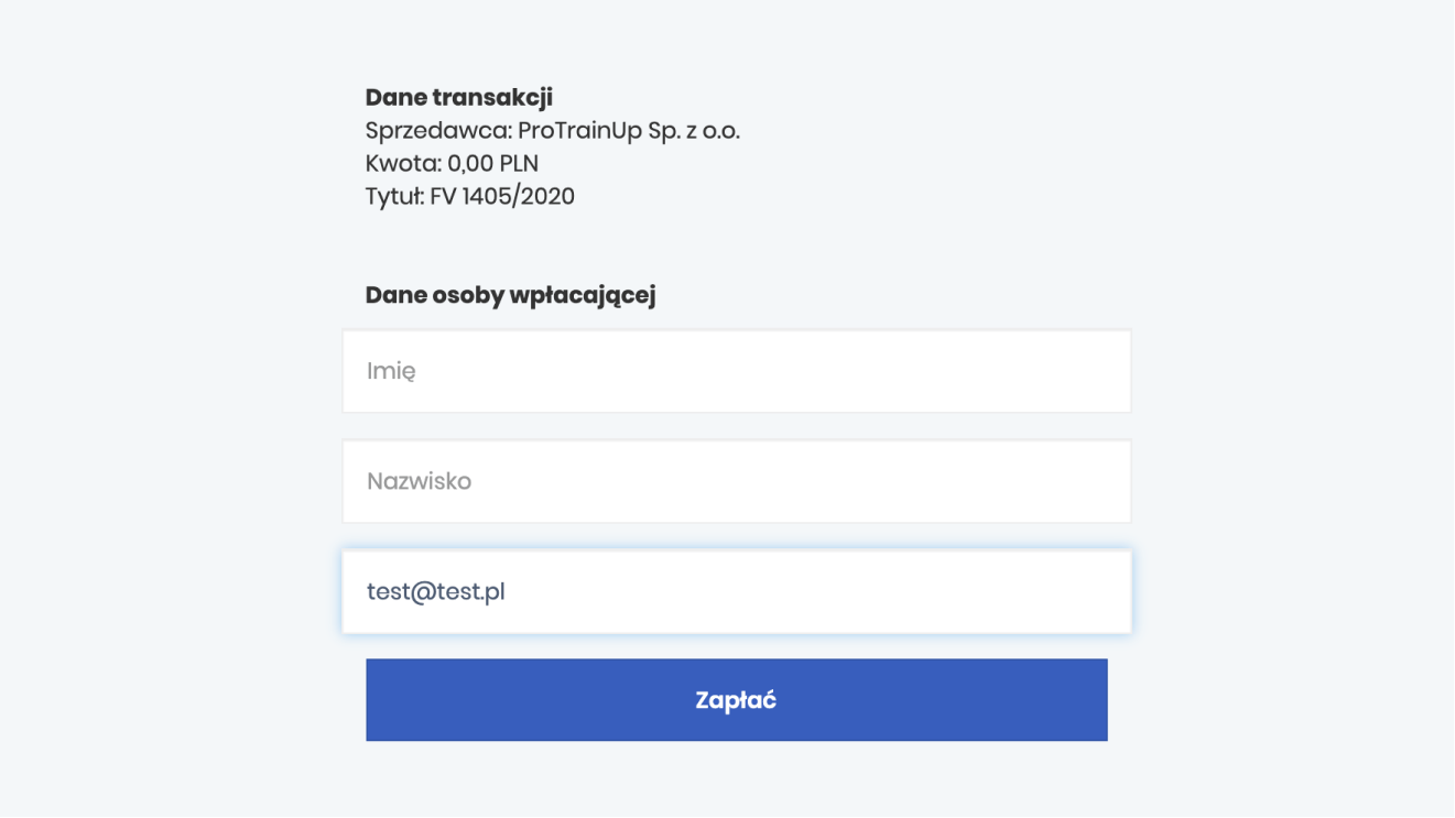 Online payment